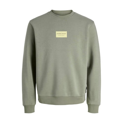 JACK & JONES sweater grijsgroen afbeelding