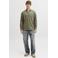 JACK & JONES regular casual overhemd olijfgroen