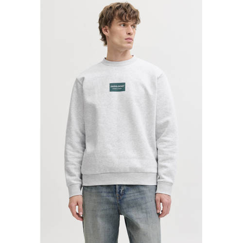 JACK & JONES sweater lichtgrijs afbeelding