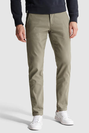 CYLAS slim chino groen