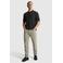 Cast Iron regular polo gebreid zwart