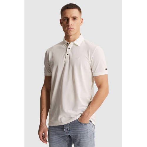 Cast Iron slim polo wit afbeelding