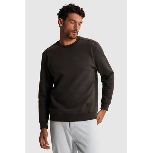 Cast Iron sweater met backprint antraciet afbeelding