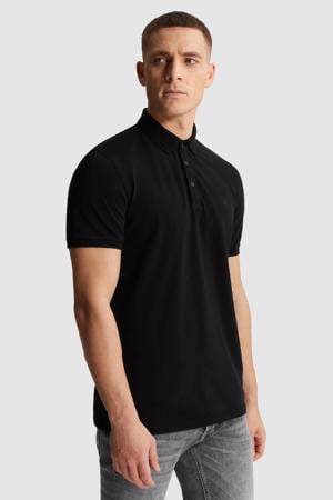 slim polo zwart