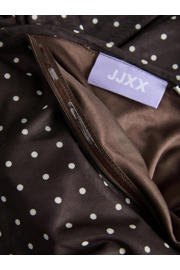 thumbnail: JJXX A-lijn jurk met stippen donkerbruin