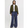 JJXX wide leg regular waist casual broek dark blue denim