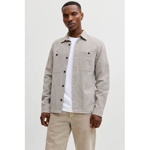JACK & JONES PREMIUM regular casual overhemd grijs afbeelding