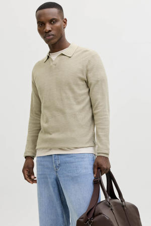 trui gebreid beige