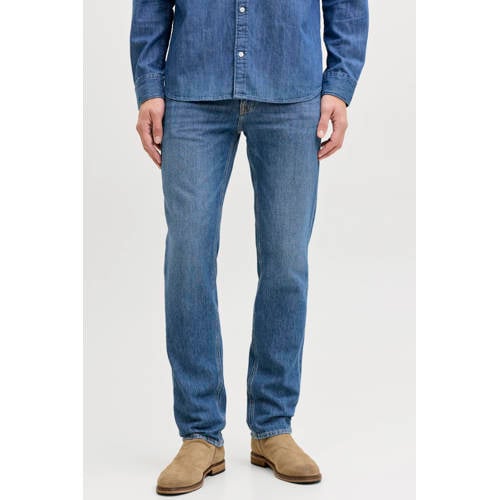 JACK & JONES JEANS INTELLIGENCE JJICLARK JJORGINAL regular fit jeans mid blue afbeelding