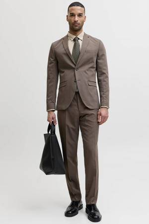 super slim kostuum JPRFRANCO bruin