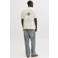 JACK & JONES ORIGINALS oversized T-shirt met backprint ecru