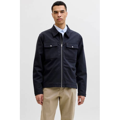 JACK & JONES PREMIUM overshirt donkerblauw afbeelding