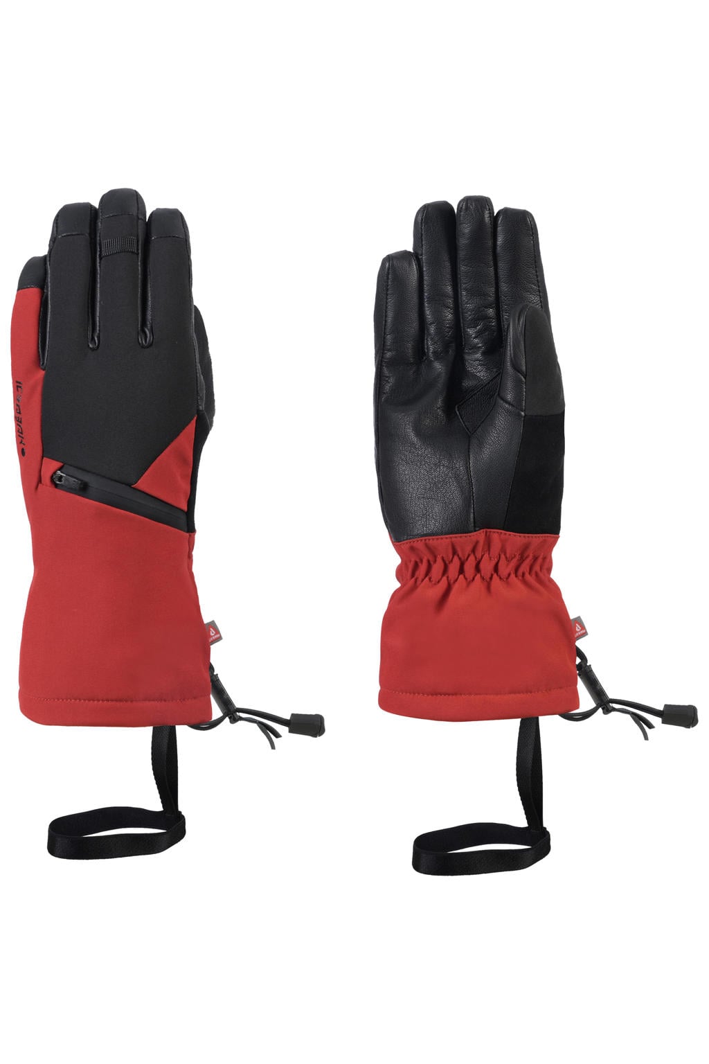 Icepeak skihandschoenen Harwinton zwart/rood