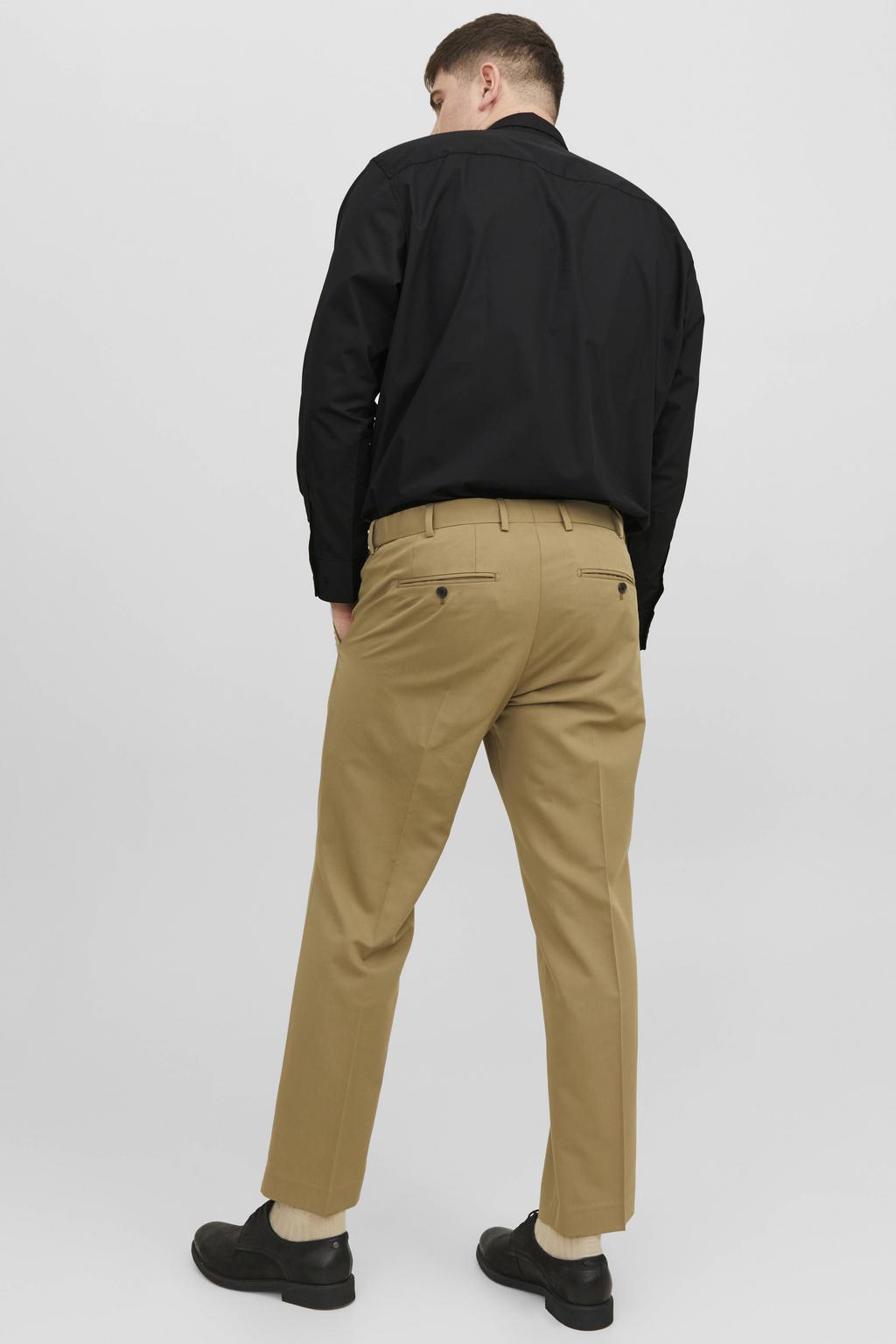 JACK & JONES PLUS SIZE regular zakelijk overhemd Plus Size zwart