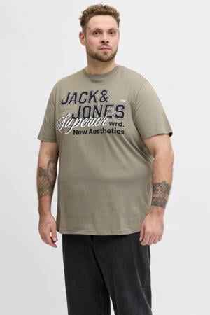 regular T-shirt Plus Size groen