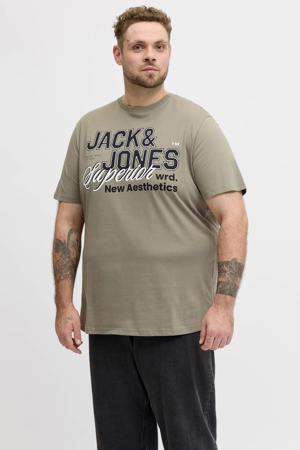 regular T-shirt Plus Size groen