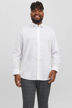 regular zakelijk overhemd Plus Size wit