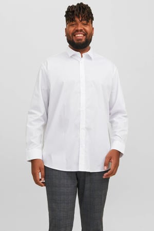 regular zakelijk overhemd Plus Size wit