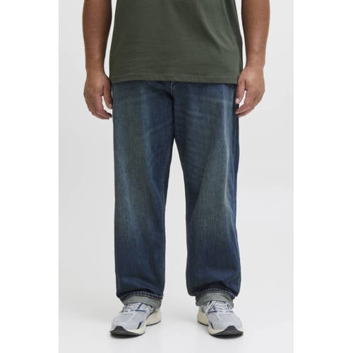 JACK & JONES PLUS SIZE JJICHRIS JJORIGINAL loose fit jeans medium blue denim Plus Size afbeelding