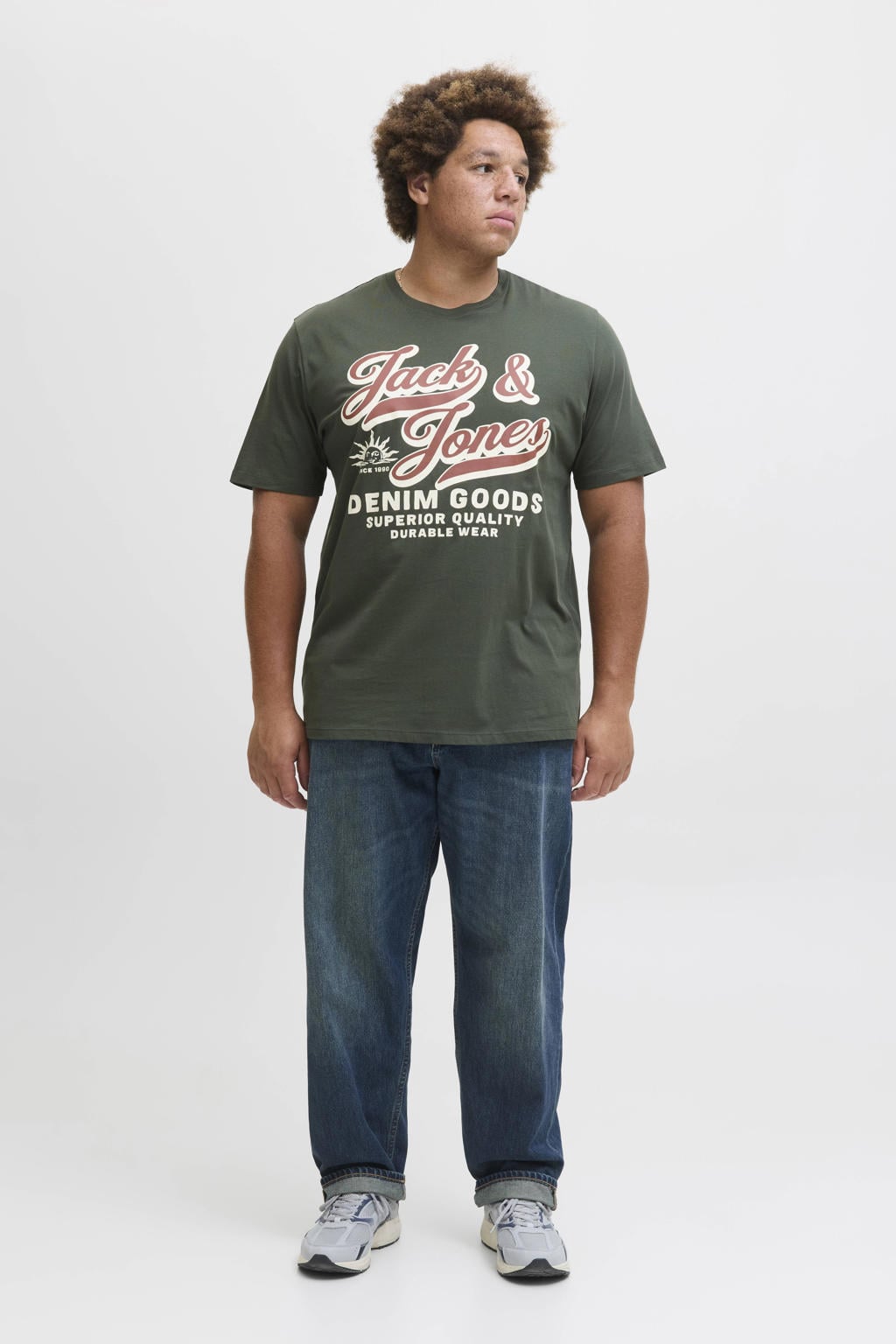 JACK & JONES PLUS SIZE relaxed fit jeans - blue denim