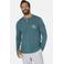 Jan Vanderstorm +FIT Collectie longsleeve KESTER petrol