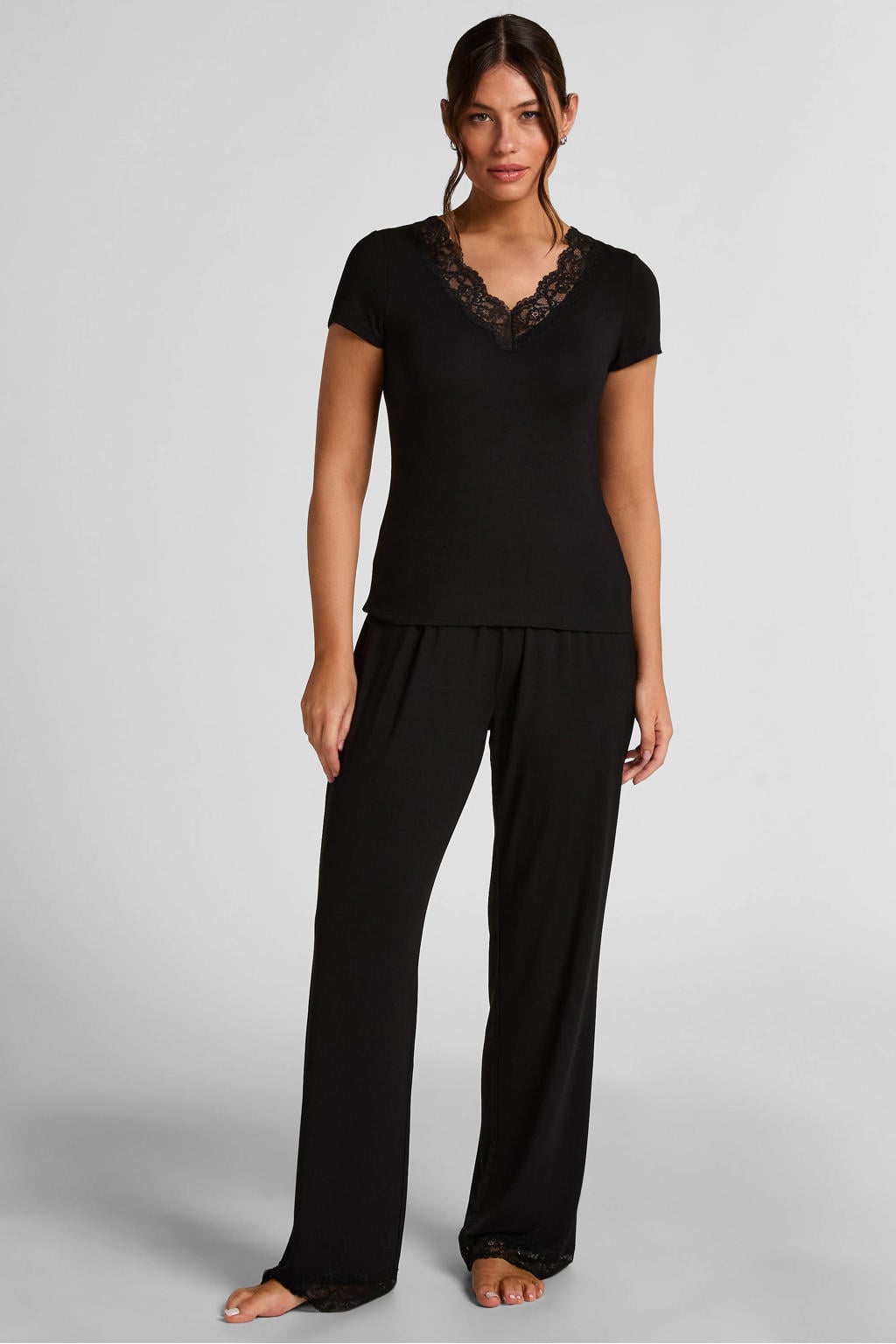 Hunkemöller pyjama set zwart