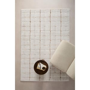 vloerkleed off white/zand (230x160 cm)