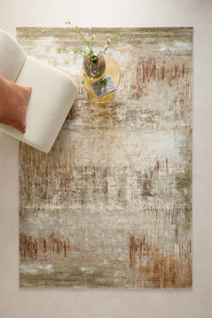 vloerkleed terra/groen (290x200 cm)