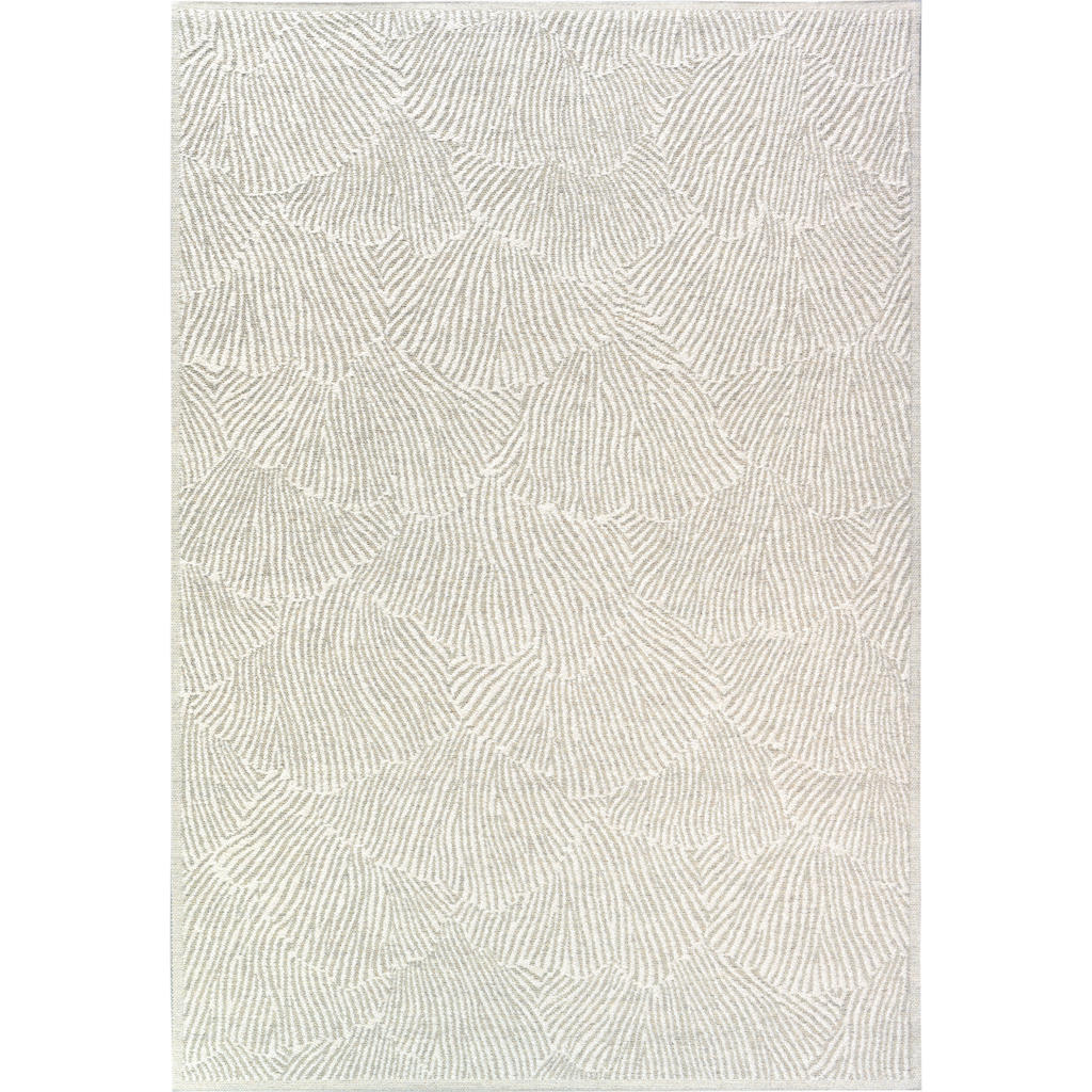NOUS Living binnen- en buitenvloerkleed zand/off white (290x200 cm)