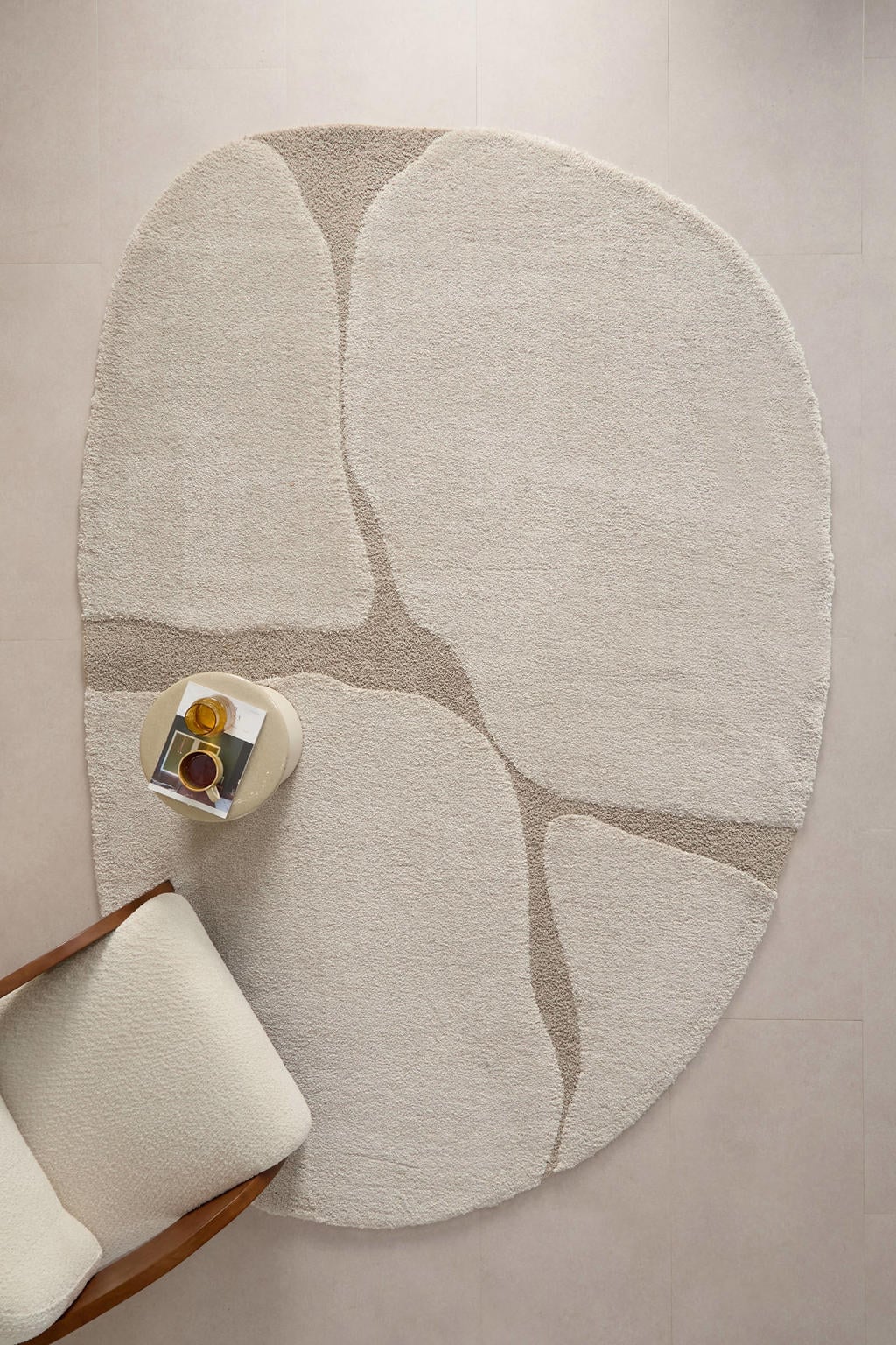 Studio LIVIT vloerkleed organisch zand (290x200 cm)