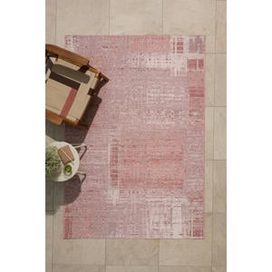 binnen- en buitenvloerkleed roze (230x160 cm)