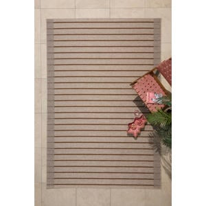 binnen- en buitenvloerkleed zand (290x200 cm)