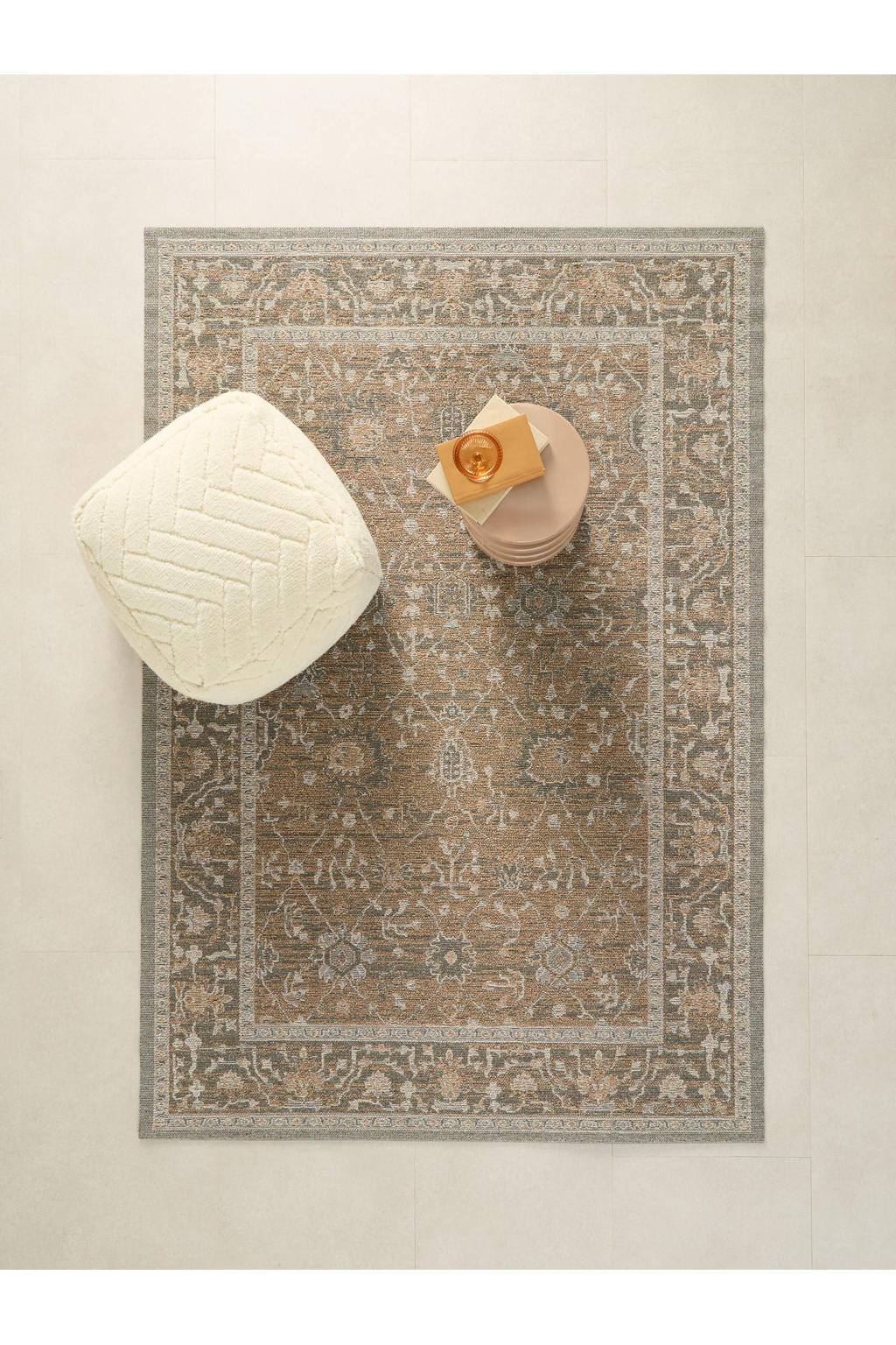 NOUS Living binnen- en buitenvloerkleed Golan bruin (230x160 cm)