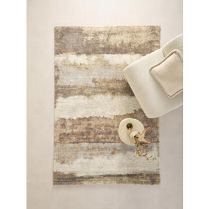 vloerkleed bruin/zand/off white (230x160 cm)
