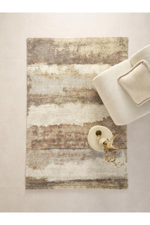 vloerkleed bruin/zand/off white (230x160 cm)