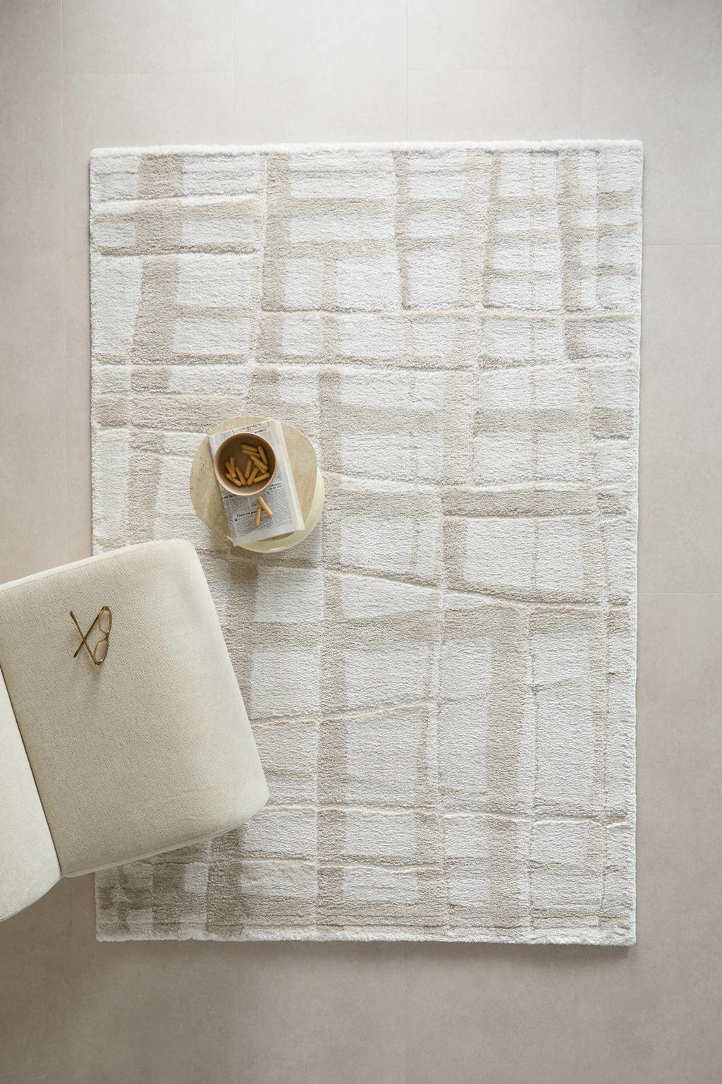 Studio LIVIT vloerkleed off white/zand (230x160 cm)