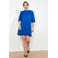 LOLALIZA sweatjurk blauw