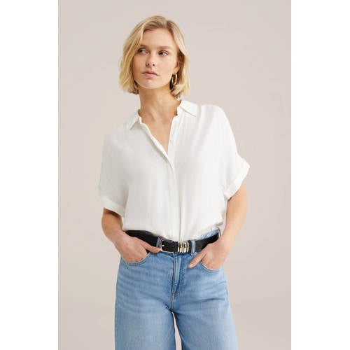 WE Fashion blouse wit afbeelding