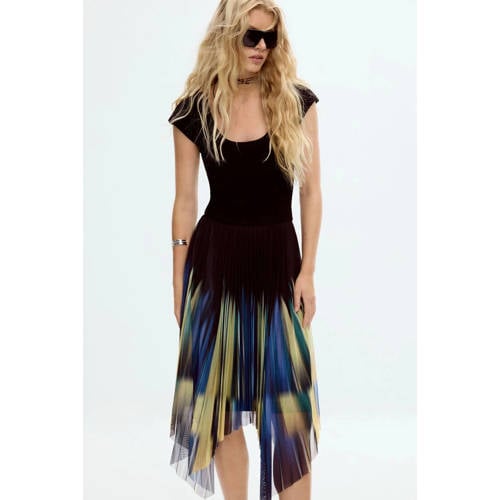 Desigual midi jurk zwart afbeelding