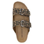 thumbnail: Sofie Schnoor leren slippers met panterprint bruin