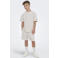 ONLY & SONS JUNIOR T-shirt met textuur ecru