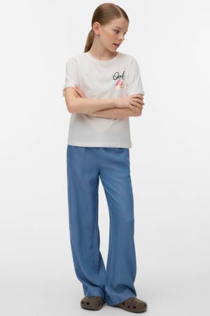 wide leg regular waist medium blue denim