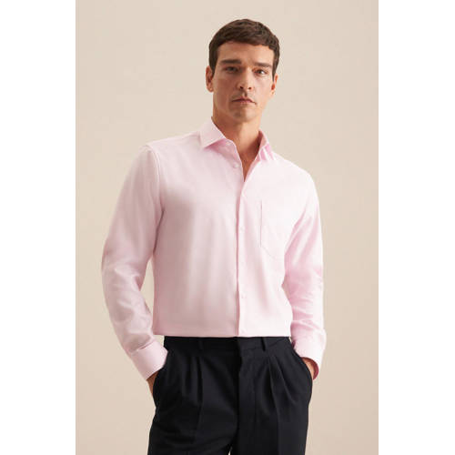 Seidensticker comfort casual overhemd roze afbeelding
