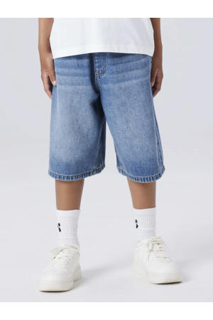 baggy short medium blue denim