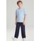 NAME IT KIDS T-shirt met backprint lichtblauw