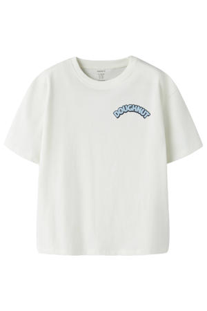 T-shirt met backprint wit