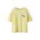NAME IT KIDS T-shirt met backprint geel