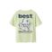 NAME IT KIDS T-shirt met backprint limegroen