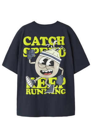 T-shirt donkerblauw