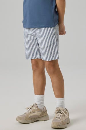 regular gestreepte casual short blauw
